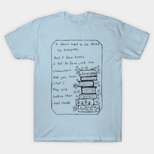 FALL IN LOVE WITH BOOKS T-Shirt